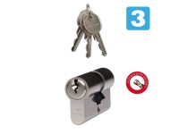 Richter Czech EURO Secure Bezpečnostná vložka 30/35, 3 kľúče, matný nikel