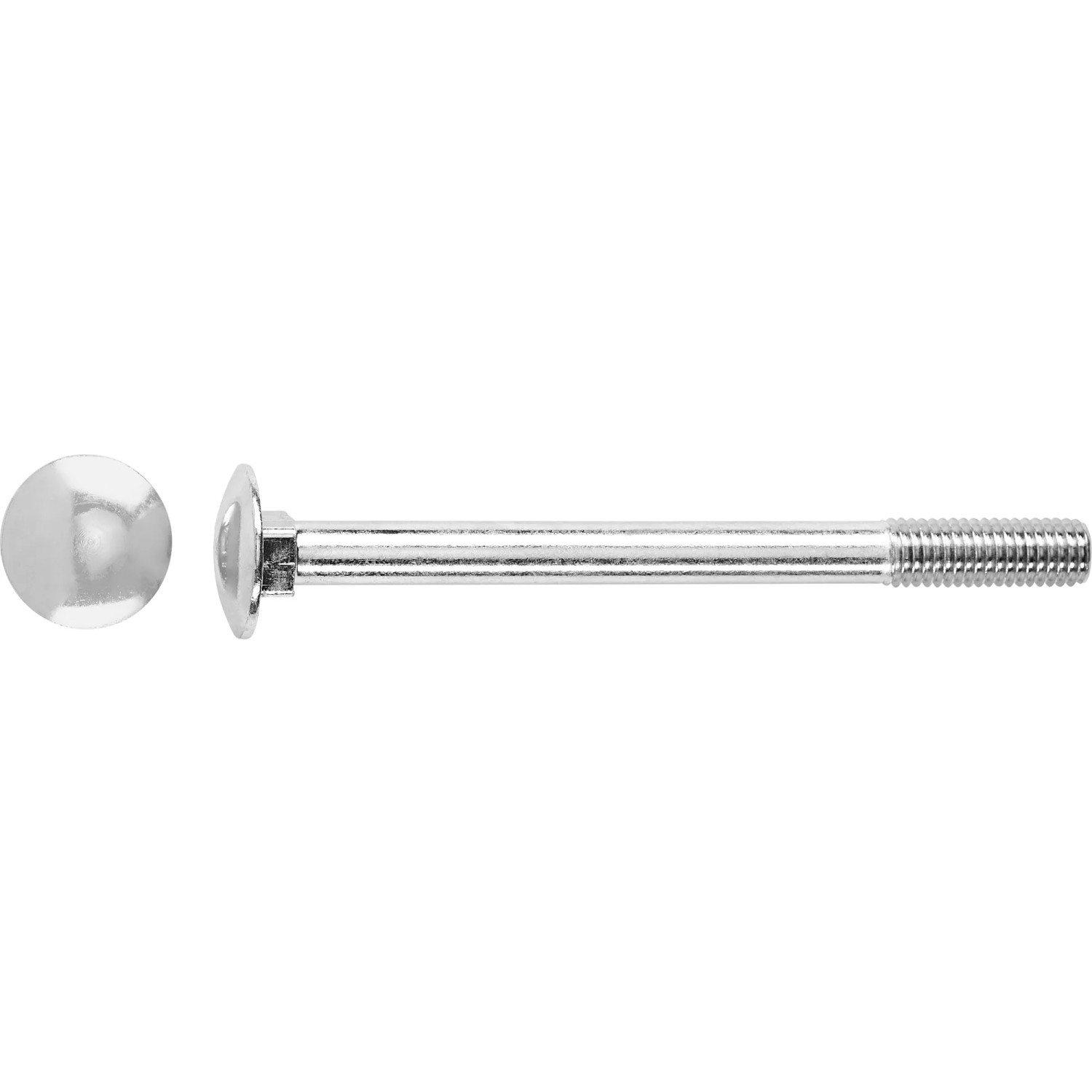 E-shop Vrátová skrutka M8 x 120 mm čiastočný závit bielo pozinkovaný, 50 ks