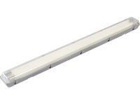 LED svietidlo do vlhkých priestorov IP65 2x18W 4000K 3900lm, sivá, 126,5 cm