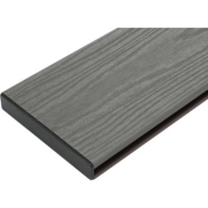 WPC terasové dosky, hnedá/sivá, koextrudovaná, 2,3x13,8x290 cm. Robustná doska na terasu.