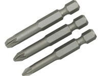 LUX-TOOLS Súprava bitov na skrutky PZ Classic 3-dielna