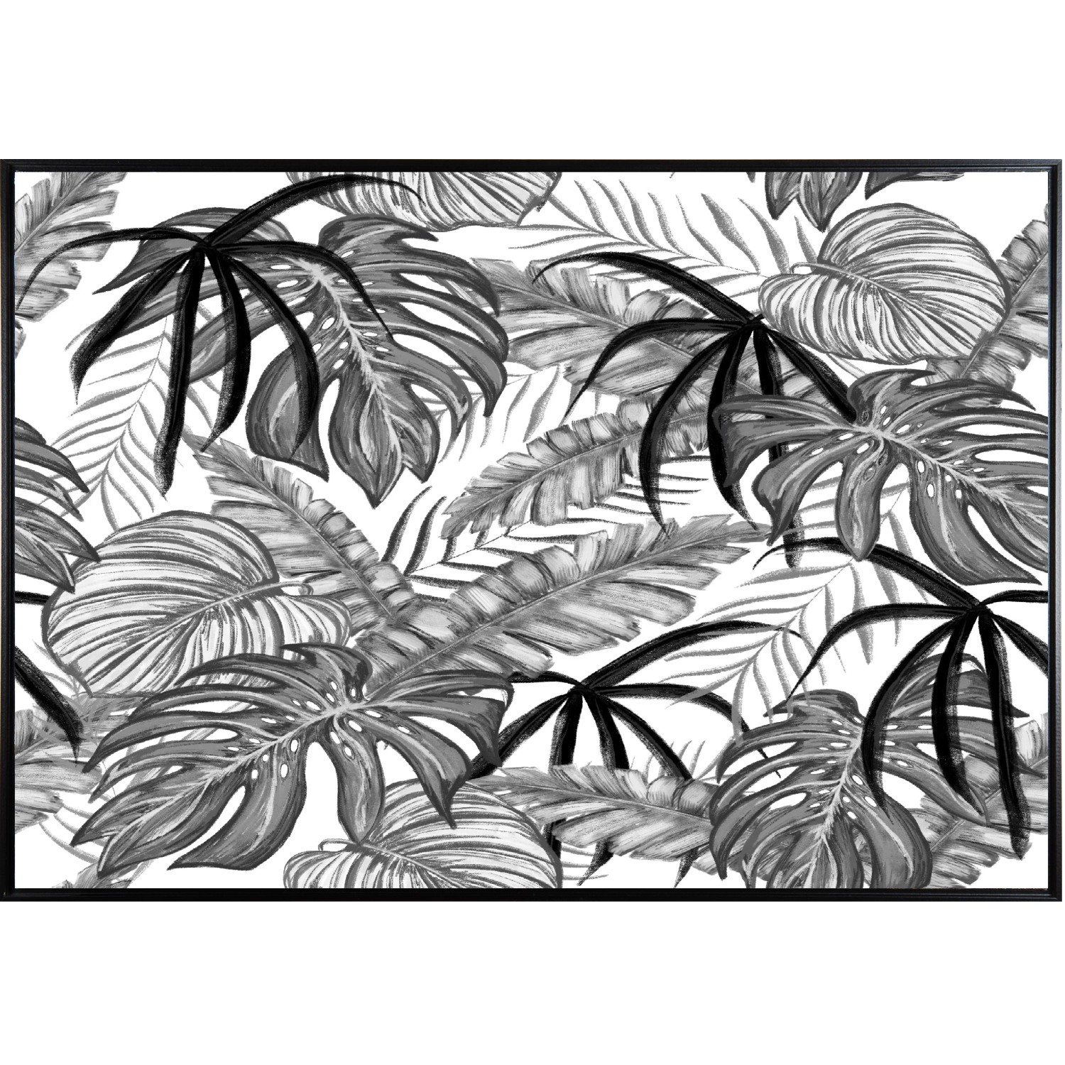 E-shop Bondecor Zarámovaný obraz Shadow Style 59 x 84 cm