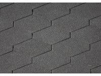 Onduline Asfaltový šindeľ Bardoline CLASSIC triangular, čierny mix, 2 m2