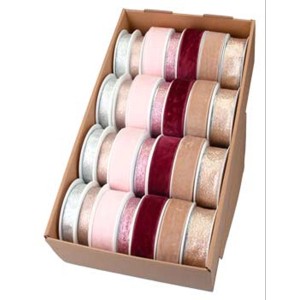 Ditipo Látková stuha LUXURY ROMANCE rôzne druhy 2 m x 15 mm / 2 m x 25 mm, 1 ks