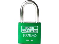 Burg Wächter Visiaci zámok s cylindrickou vložkou 775 40 35 GREEN SB, zelený