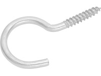 Skrutkovací hák pozinkovaný zahnutý pr. 3,3 x 50 mm, 8 ks