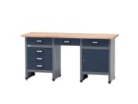 Küpper Dielenská sada 70413-3 - pracovný stôl, nástenná skrinka 170 cm