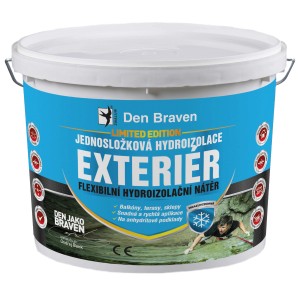 Vedro s flexibilnou hydroizolačnou vrstvou pre exteriér od Den Braven.