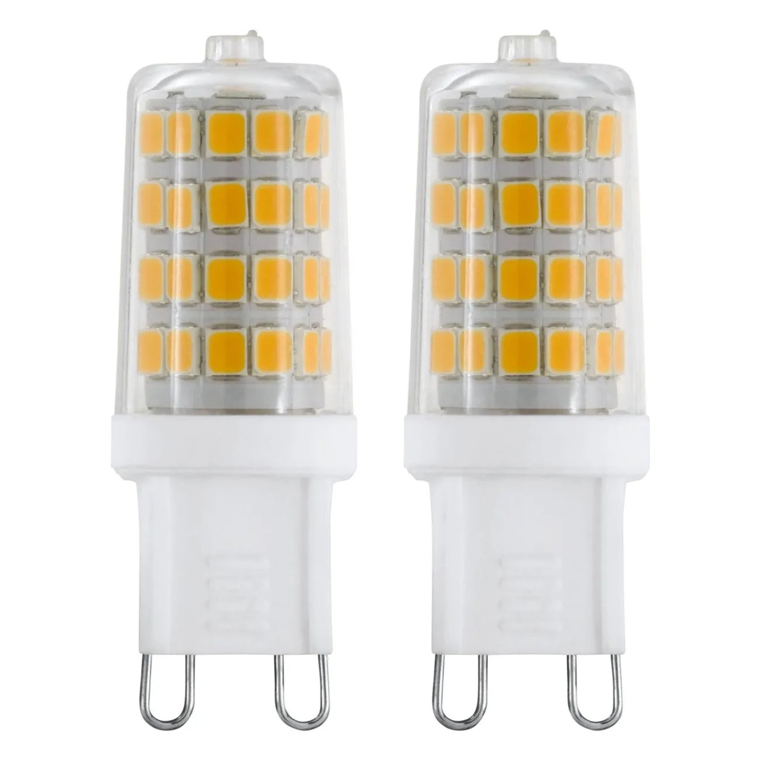 E-shop EGLO LED žiarovka G9, 320 lm, 3000 K, 2 x 3 W, priehľadný plast