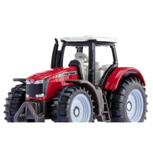 Červený hračkársky traktor od t.b.t. pre deti na hranie a zábavu.