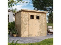 Timbela Drevený záhradný domček M310 bez podlahy, 118 x 223 cm