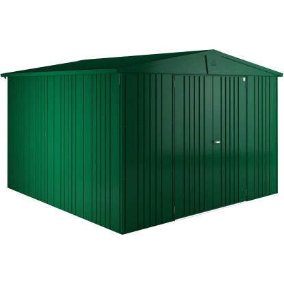 Biohort Plechový domček na náradie Europa 7 tmavo zelená, 300 x 316 cm