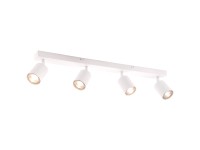 Brilliant LED bodové svietidlo Taio biele 4xGU10 4,8W, 350lm, 3000K 13x6x69,5 cm