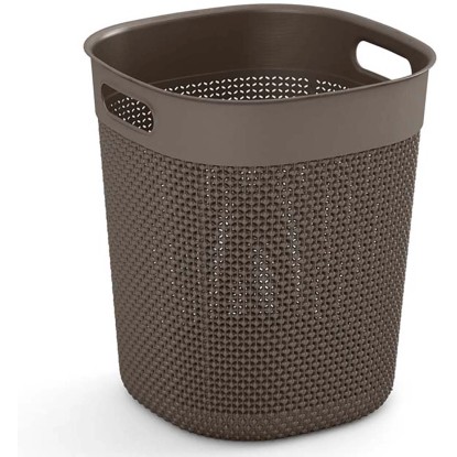 Curver Kôš na papier Filo z recyklátu kapučínový, 28 x 28 x 32 cm
