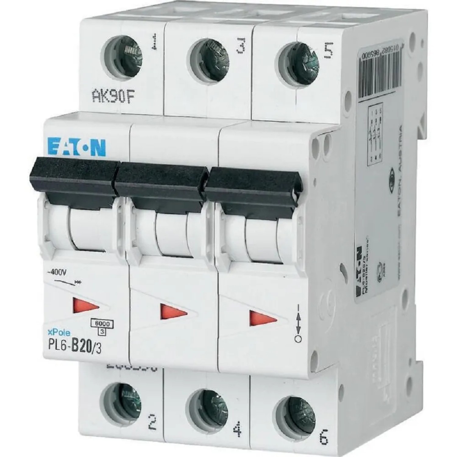 E-shop Eaton Istič PL6-B20/3, 20 A