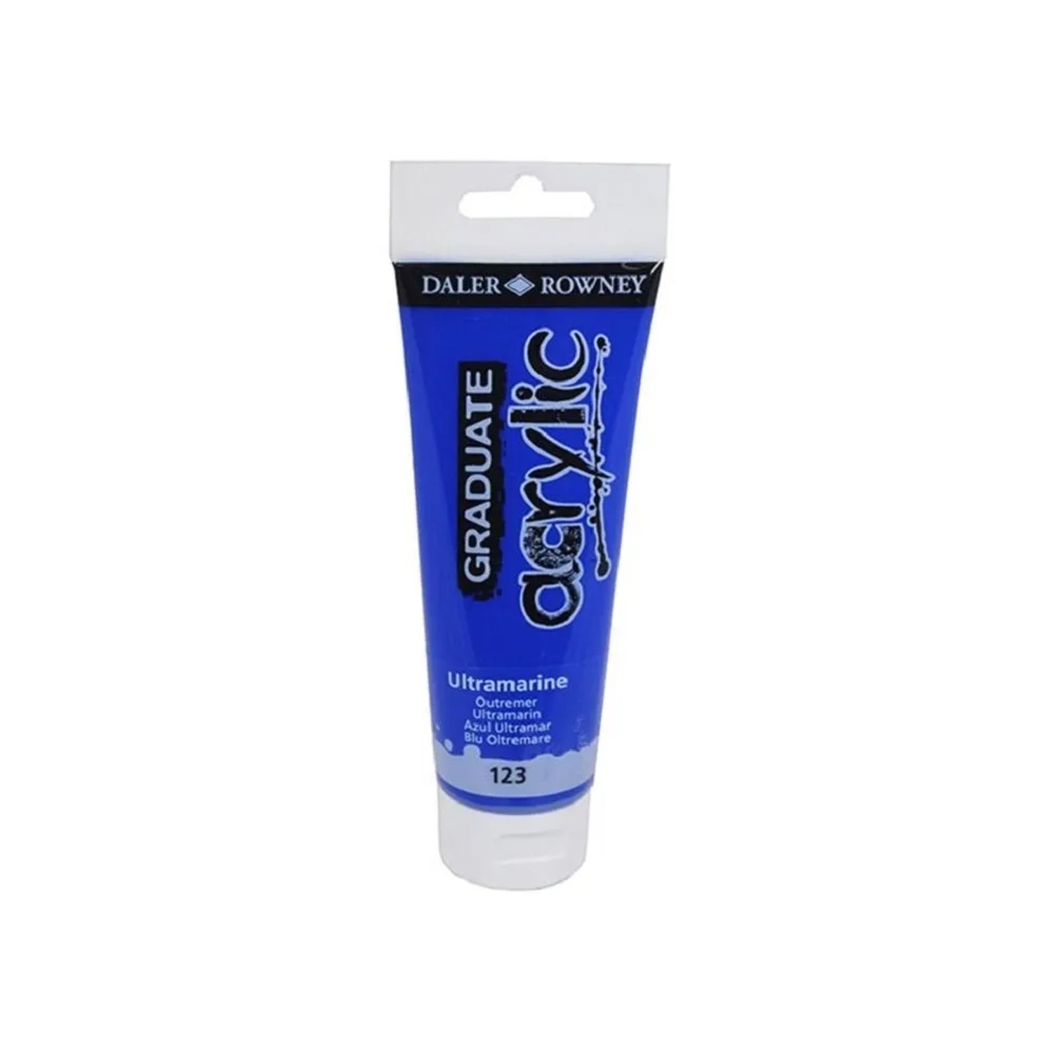 E-shop Daler Rowney Akrylová farba GRADUATE ultramarín modrý, 120 ml