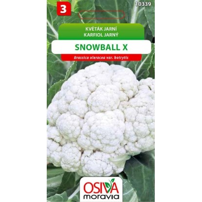 Semienka Karfiol jarný Snowball X (Brassica oleracea var. botrytis)