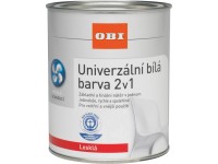 OBI Univerzálna farba 2v1 lesklá biela 750 ml OBI Univerzálna farba 2v1 lesklá biela 750 ml