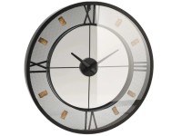Koopman Kovové nástenné hodiny so sklom, pr. 57 cm Koopman Kovové nástenné hodiny so sklom, pr. 57 cm