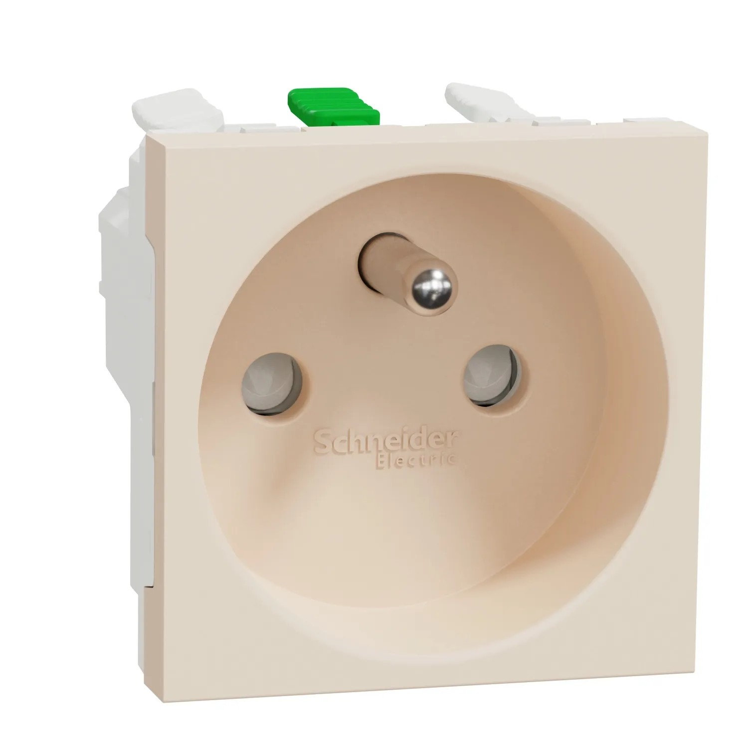 E-shop Schneider Electric Zásuvka 1-násobná 16A 2P+E bezskrutková Unica, béžová