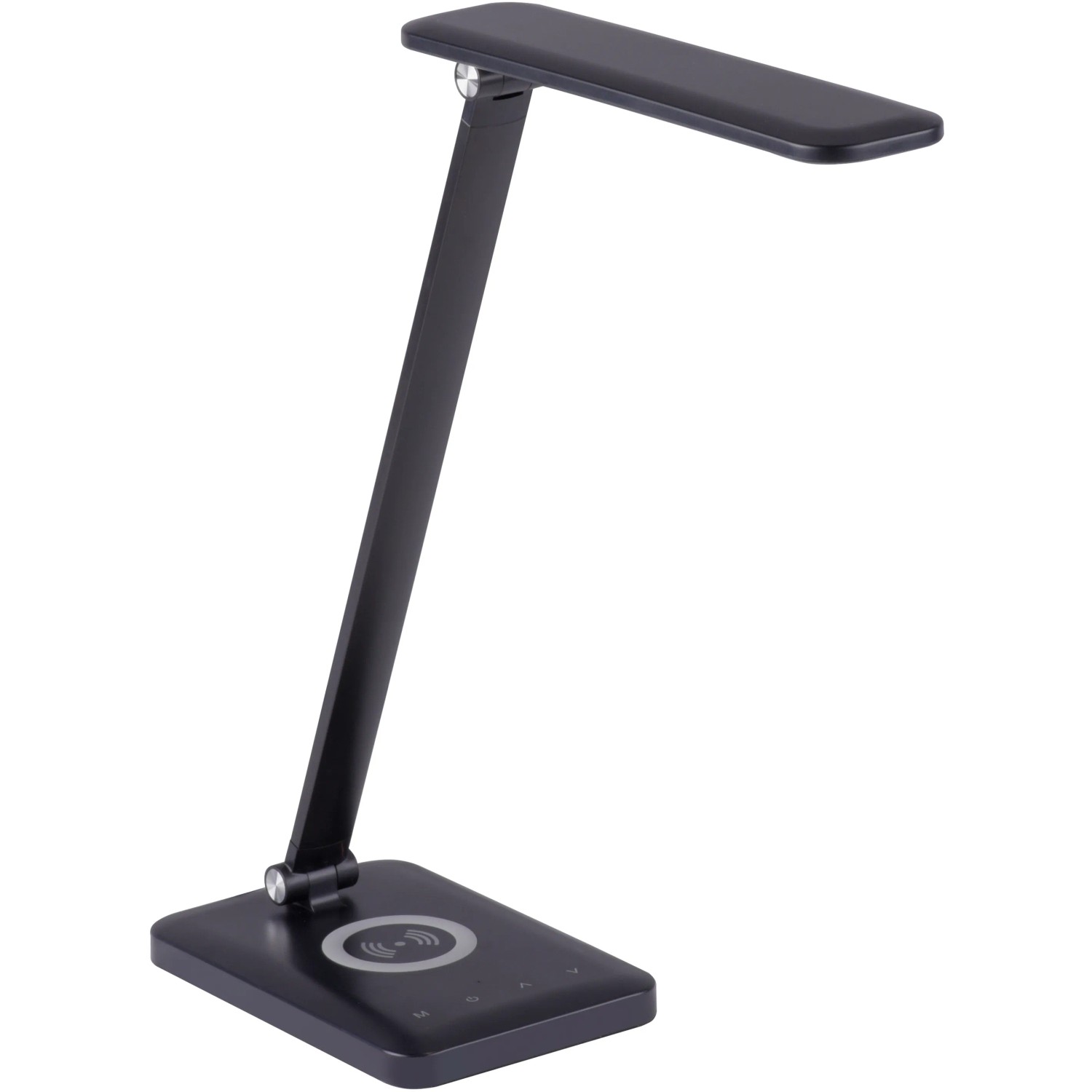 E-shop Just Light. Stolná LED lampa Florentina s Qi nabíjačkou, 2700-5000K, čierna