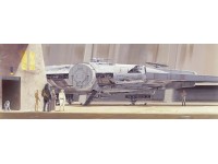 Komar Papierová fototapeta Star Wars Classic RMQ Millenium Falcon 368 x 127 cm