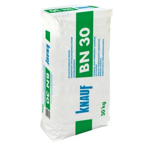 Knauf BN 30 rýchly poter v 30 kg vreci na vyrovnávacie práce.