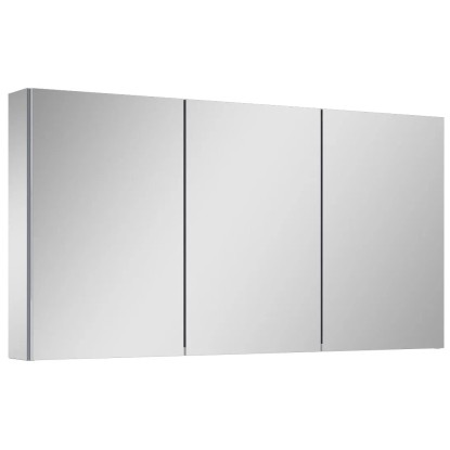 Roca Zrkadlová skrinka Basic, 3 dvierka, 61,8 x 120,6 x 12,9 cm