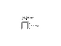 RON Spony čalúnnické 345/12 M, dĺžka 10,5 x 12 mm, 4000 ks