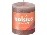 Bolsius Sviečka valcová Rustic Rustic Taupe 68 x 80 mm