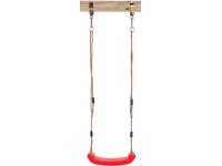 SwingKing Hojdačka so sedadlom, červená, 43 x 17 cm