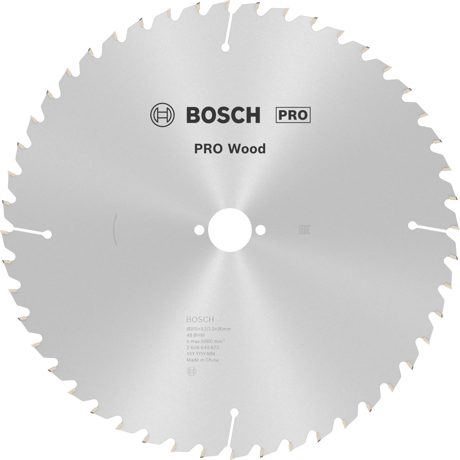 E-shop Bosch Pílový rezný kotúč PRO Wood, pr. 315 x 30 mm
