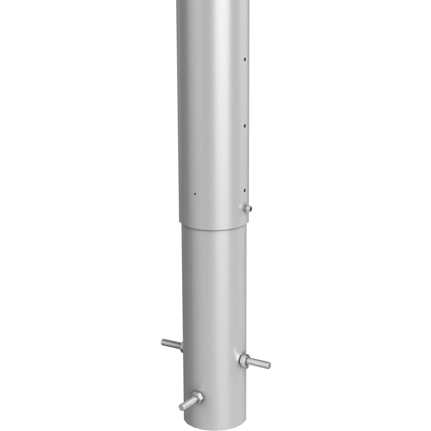 E-shop Biohort Kotviaca pätka pre plný plot na zabetónovanie, strieborná, 135 cm