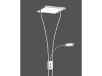 Just Light. Stojaca LED lampa svetlujúca strop Marian, 25 +3,6 W, 3200lm, 195cm