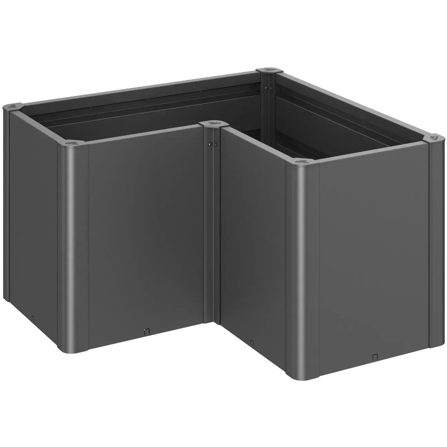 E-shop Biohort Vyvýšený záhon Belvedere Midi L100 tmavo sivý, 102 x 102 x 53 x 61 cm
