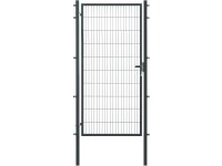 Floraworld Jednokrídľová bránka s dvojitou drôtenou výplňou antracitová 200 cm