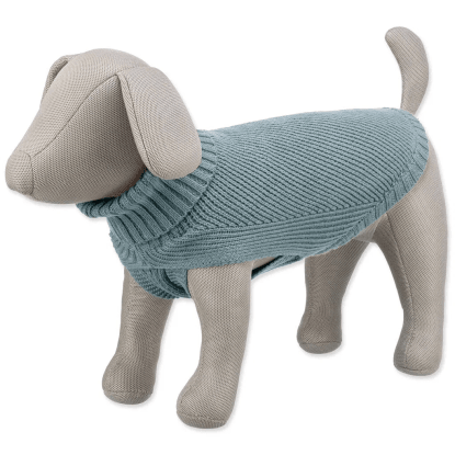 Trixie Sveter pre psov CityStyle Berlin, šalviový, veľ. XS: 30 cm