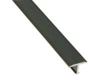 Arcansas T-Profil hliníkový titánový eloxovaný kartáčovaný 14 x 9 x 900 mm