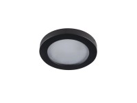 Kanlux Kúpeľňové podhľadové svietidlo Flini-komponent čierne 10 W, pr. 80 mm Kanlux Kúpeľňové podhľadové svietidlo Flini-komponent čierne 10 W, pr. 80 mm