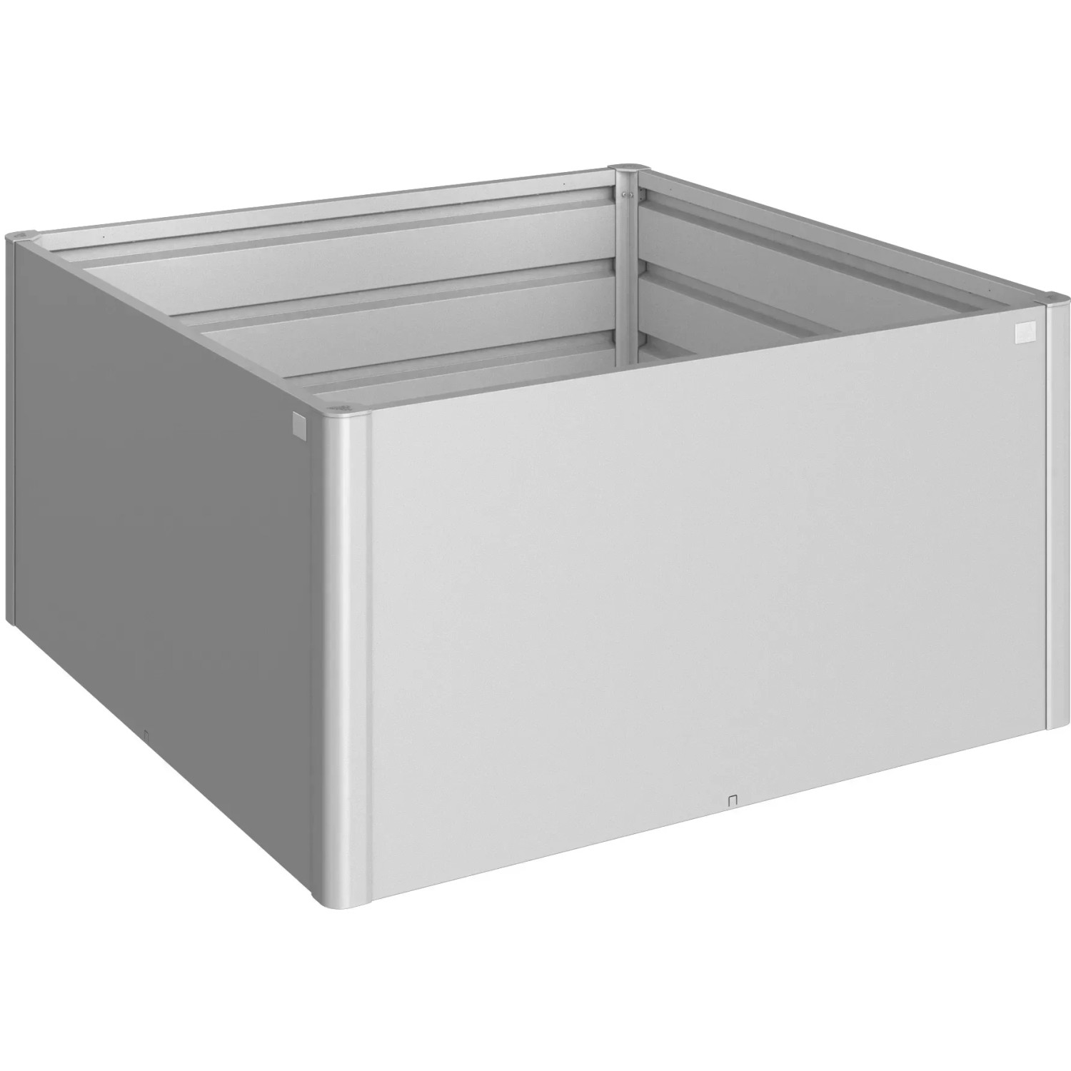 E-shop Biohort Vyvýšený záhon 1,5 x 1,5 strieborný, 152 x 152 x 77 cm
