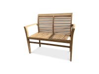 Stohovateľná záhradná lavica Stucking, 56 x 115 x 95 cm