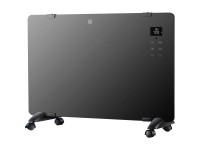 OBI Sklenený vykurovací panel s diaľkovým ovládaním, čierny OBI Sklenený vykurovací panel s diaľkovým ovládaním, čierny