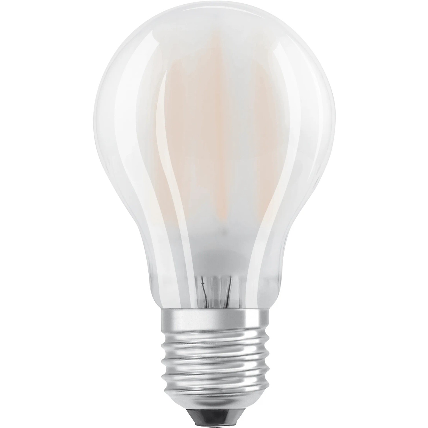 E-shop OSRAM LED žiarovka Base Classic A40, E27, 4 W, 470 lm, 2700 K, opálová, 2 ks