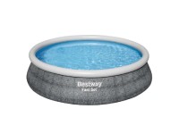 Bestway Bazén Fast Set vr. čerpadla kartuše schodíkov ratan pr. 457 x 122 cm