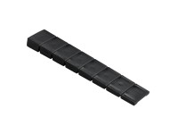 Hettich Nábytkový podkladací klin, oddeliteľný, čierna, 8 x 20 x 100 mm, 4 ks