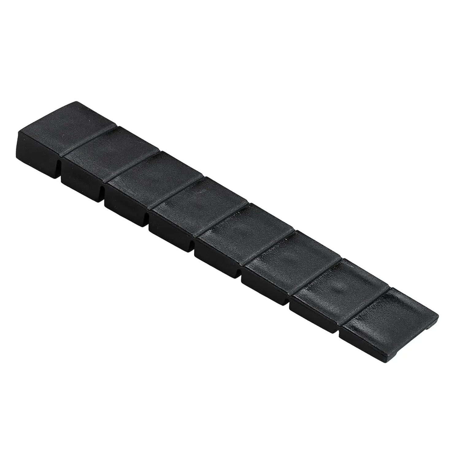 E-shop Hettich Nábytkový podkladací klin, oddeliteľný, čierna, 8 x 20 x 100 mm, 4 ks