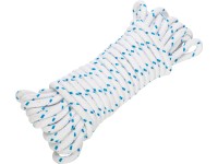 LUX-TOOLS Polyesterové lano pletené bielo-modré pr. 10 mm x 20 m
