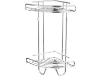 Rohový drôtený kôš Fregate 2 košíky 345 x 220 x 160 mm