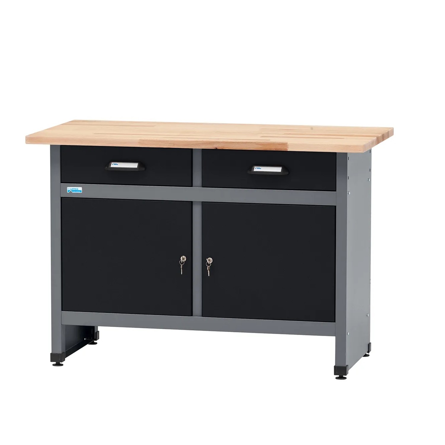 E-shop Küpper Odkladací stolík 12059, 2 dvierka/2 zásuvky (12 cm) 84 x 120 x 60 cm