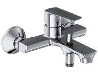 RAVAK Nástenná vaňová batéria Life LF 022.00CR bez setu, chróm, rozstup 150 mm